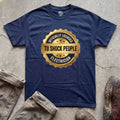 Officially Licensed to Shock People Badge T-Shirt