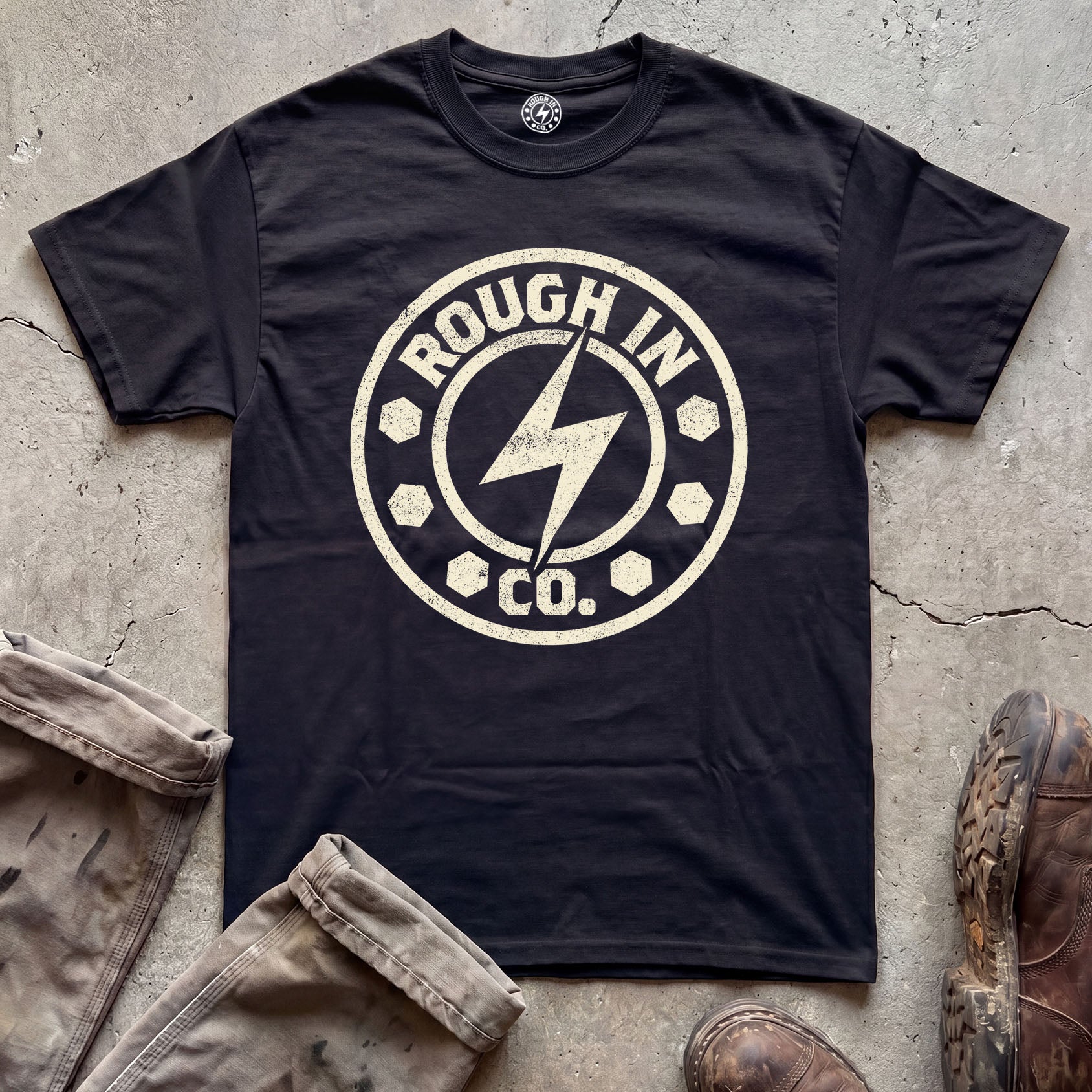 Rough In Co. Logo T-Shirt