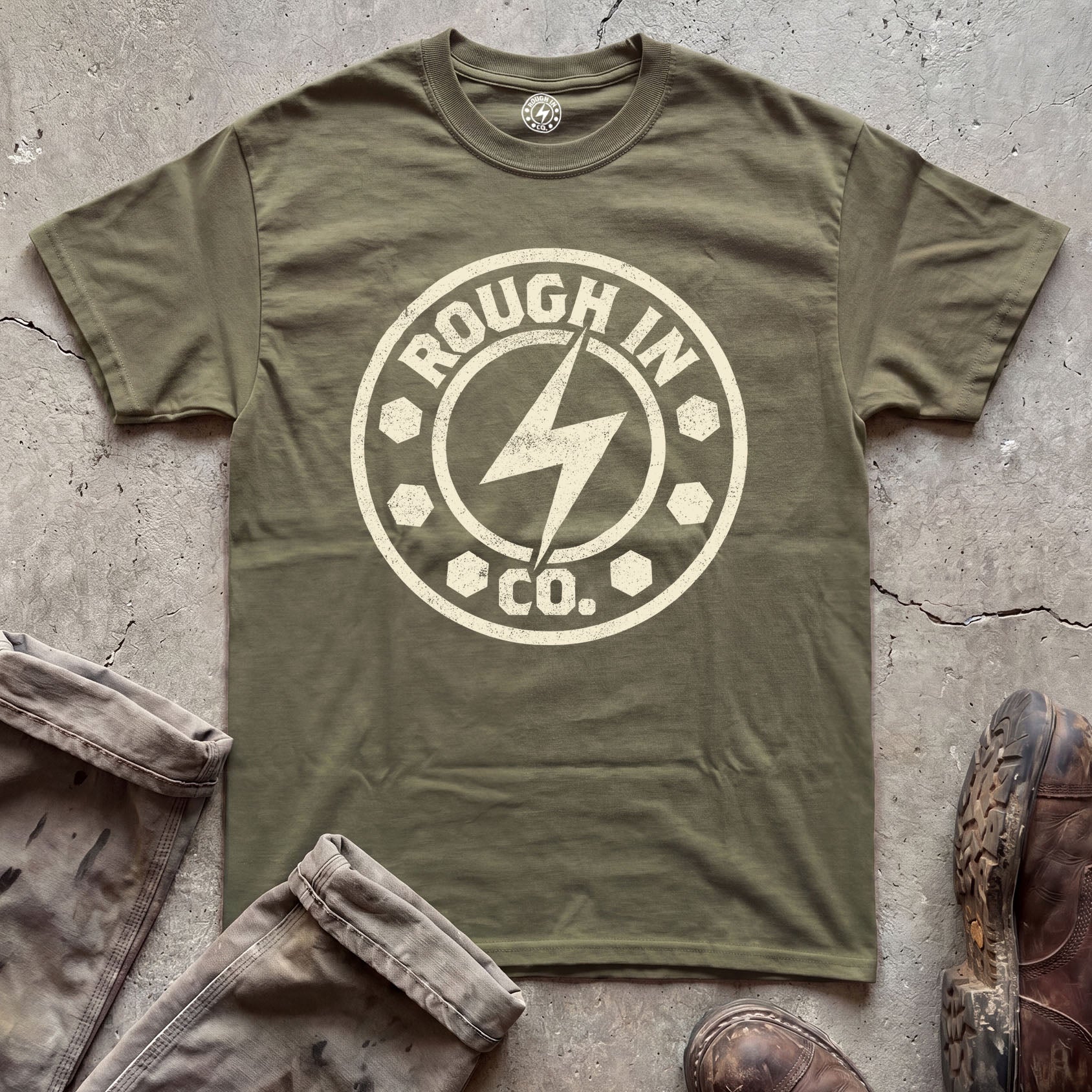 Rough In Co. Logo T-Shirt