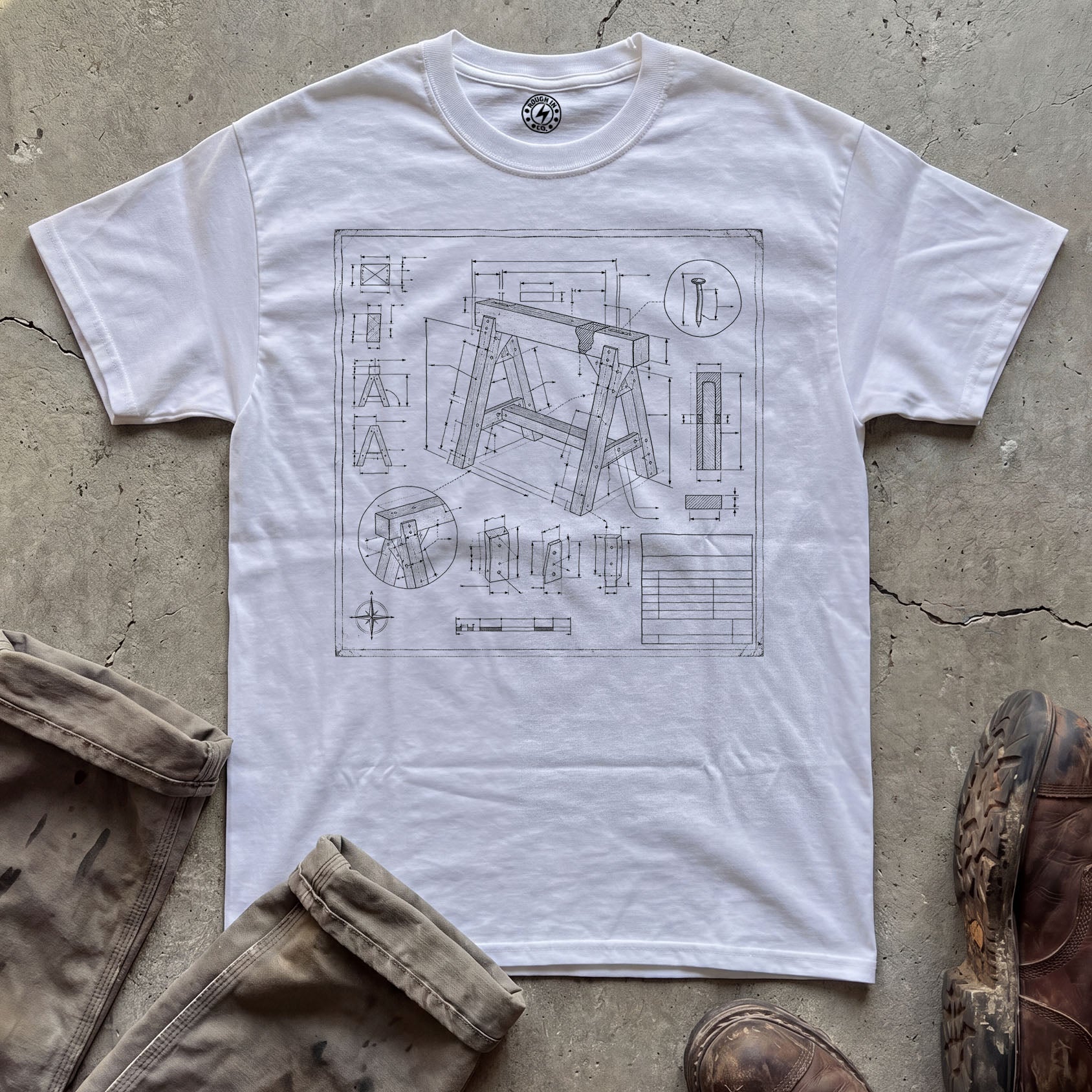 Blueprint Sawhorse T‑Shirt