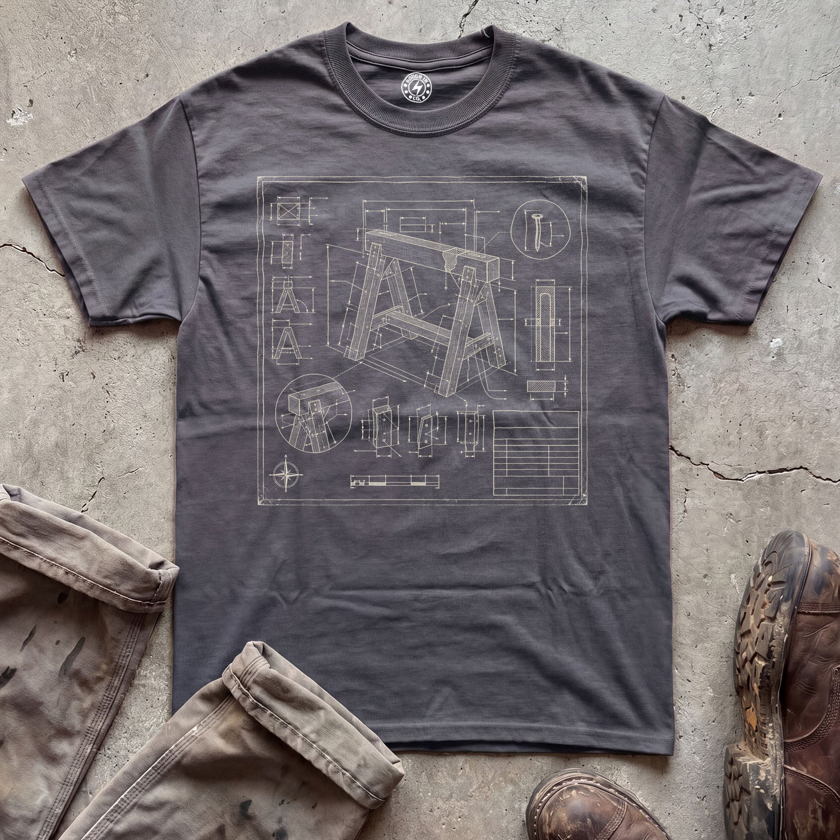 Blueprint Sawhorse T‑Shirt