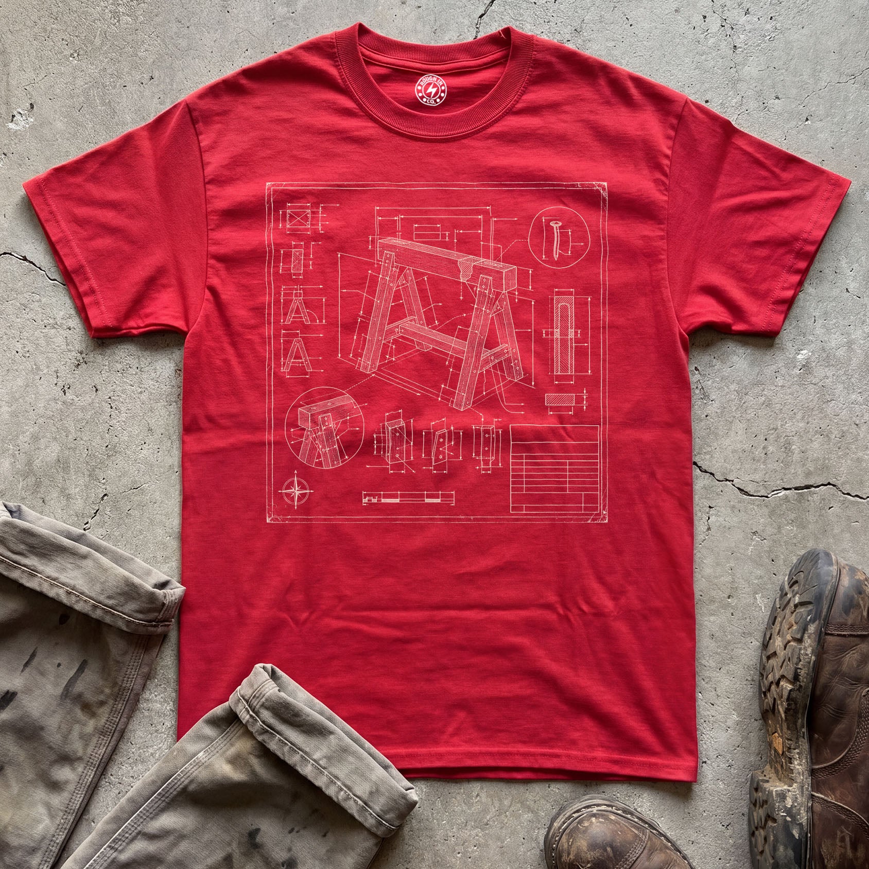 Blueprint Sawhorse T‑Shirt