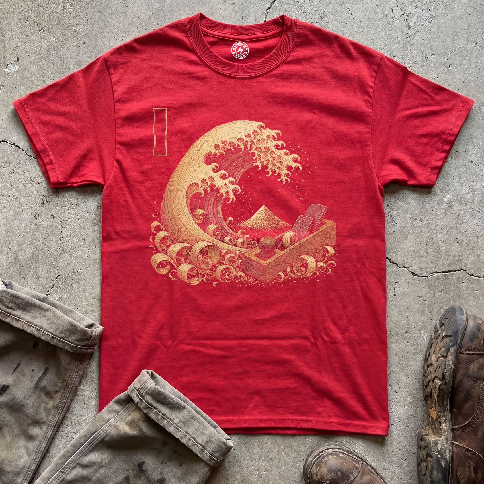 Japanese Wave Illustration T-Shirt