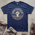 Union Electrician Badge T-Shirt