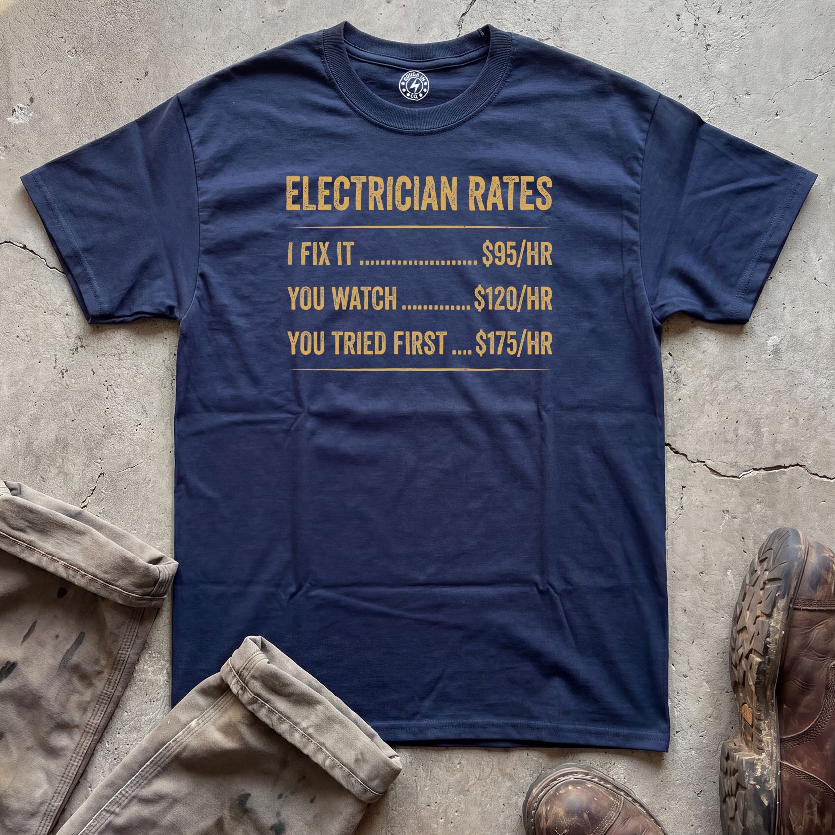Electrician Rates T‑Shirt