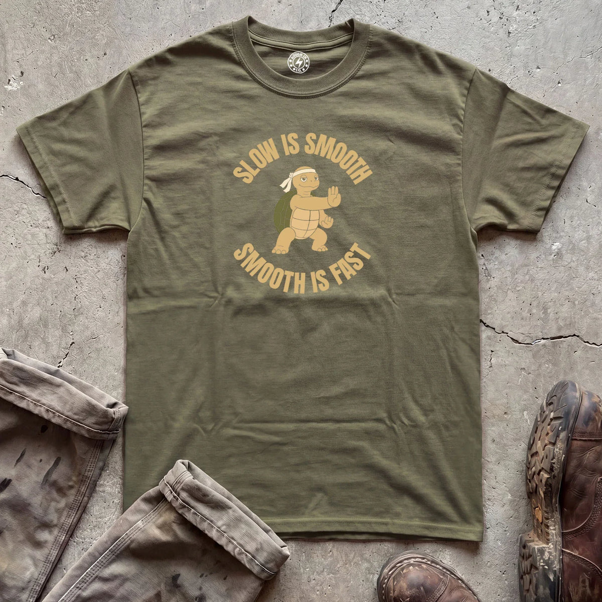 Slow Is Smooth, Smooth Is Fast Turtle T-Shirt