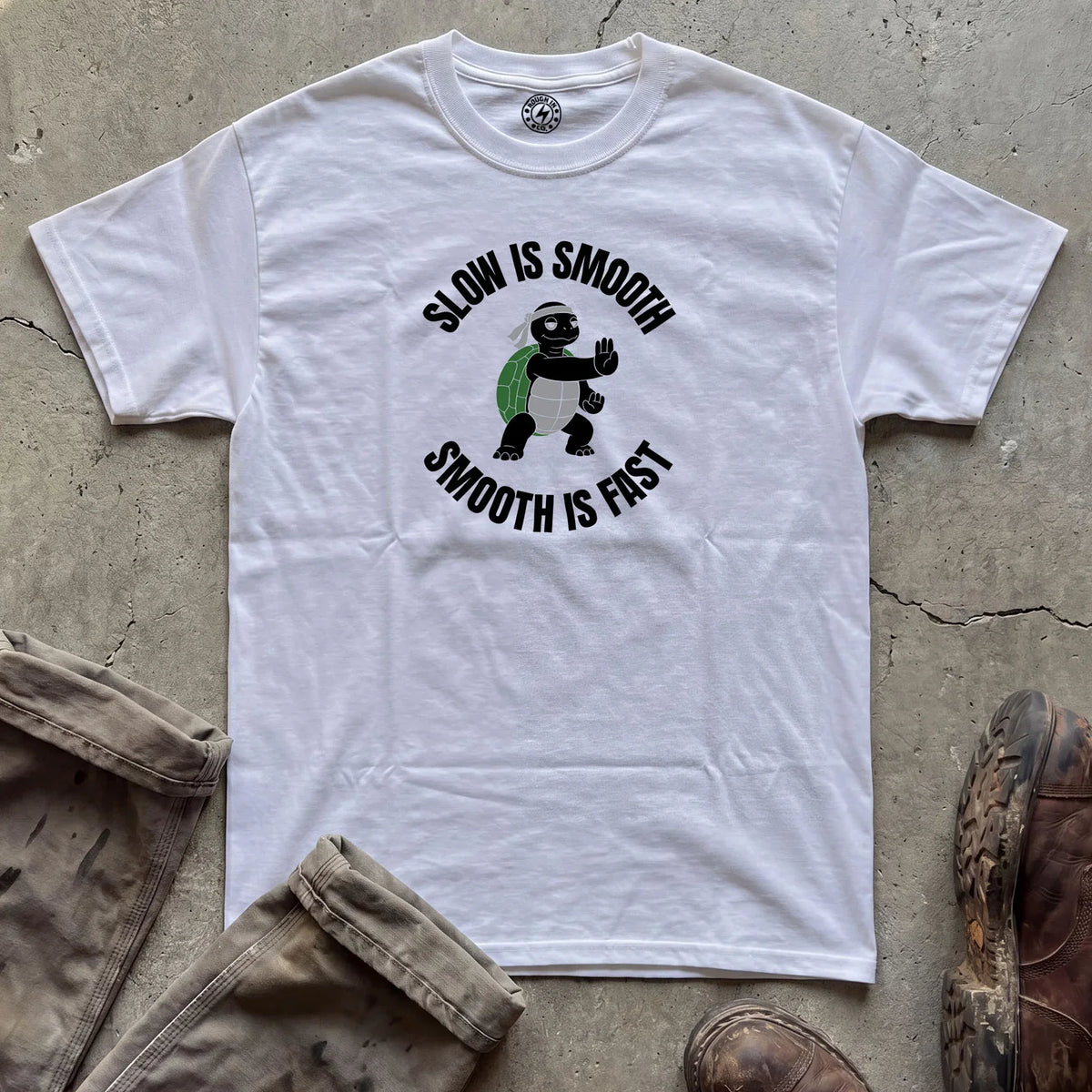 Slow Is Smooth, Smooth Is Fast Turtle T-Shirt