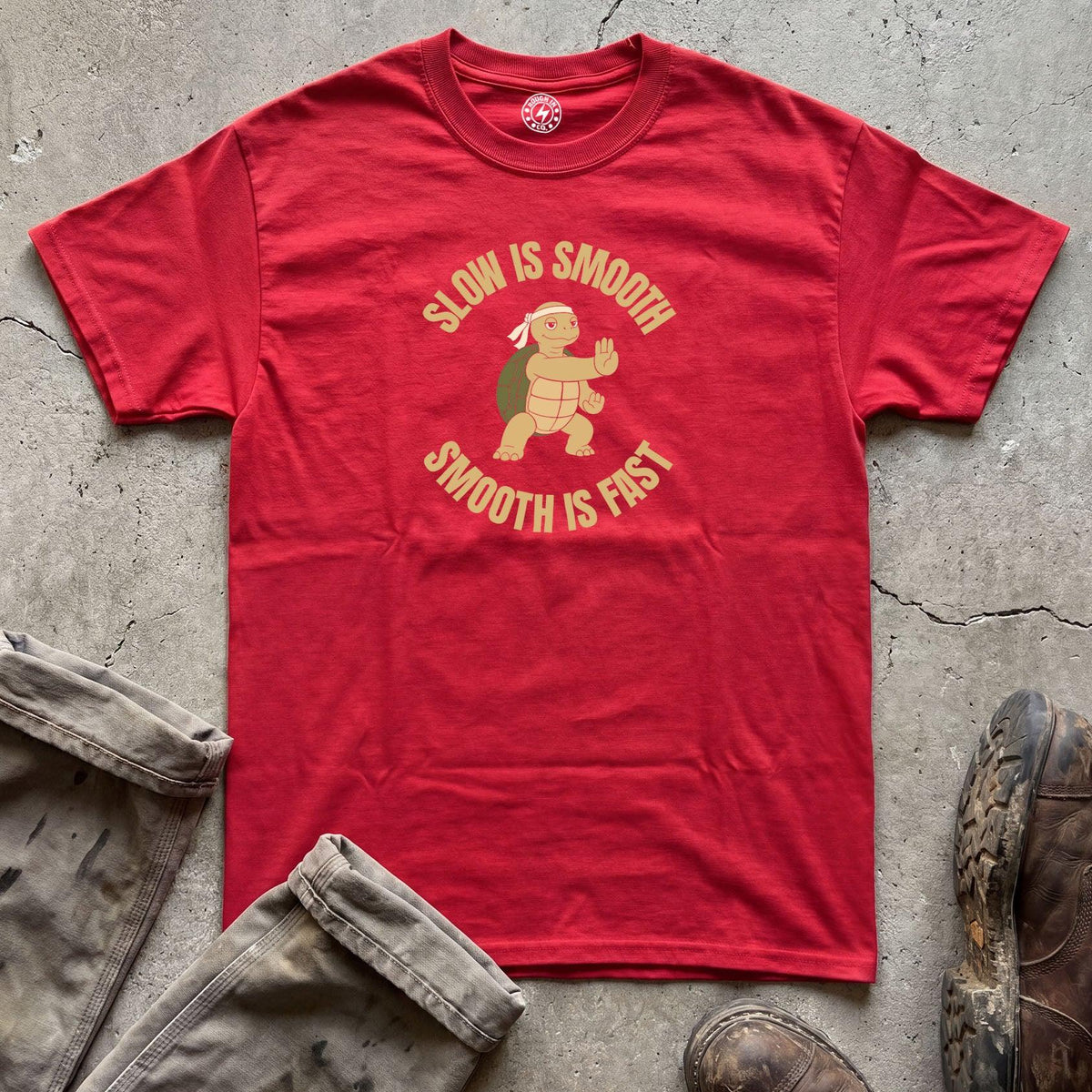 Slow Is Smooth, Smooth Is Fast Turtle T-Shirt