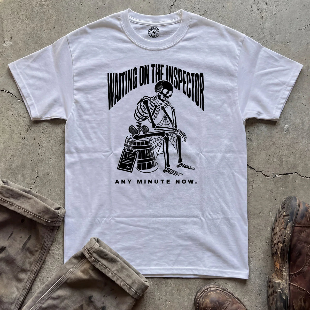 Waiting On The Inspector T-Shirt