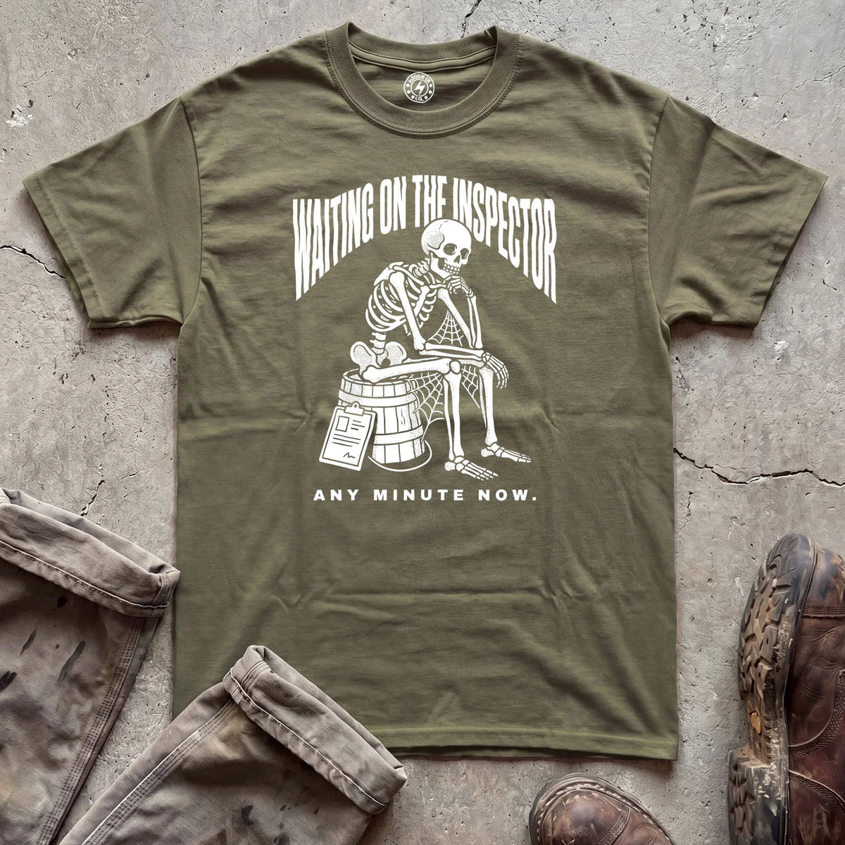 Waiting On The Inspector T-Shirt