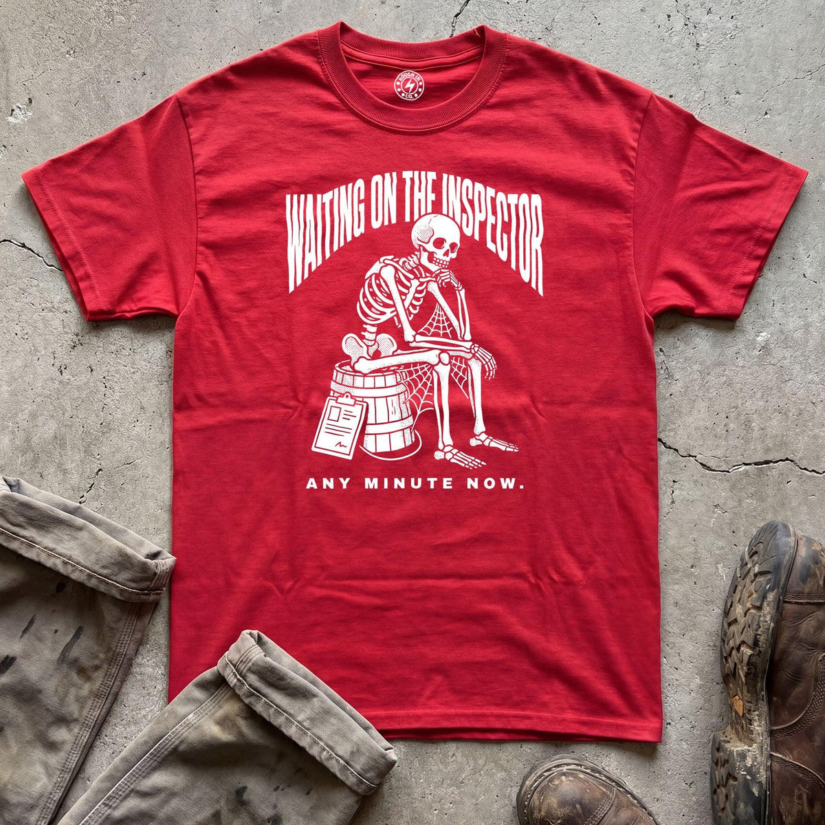 Waiting On The Inspector T-Shirt