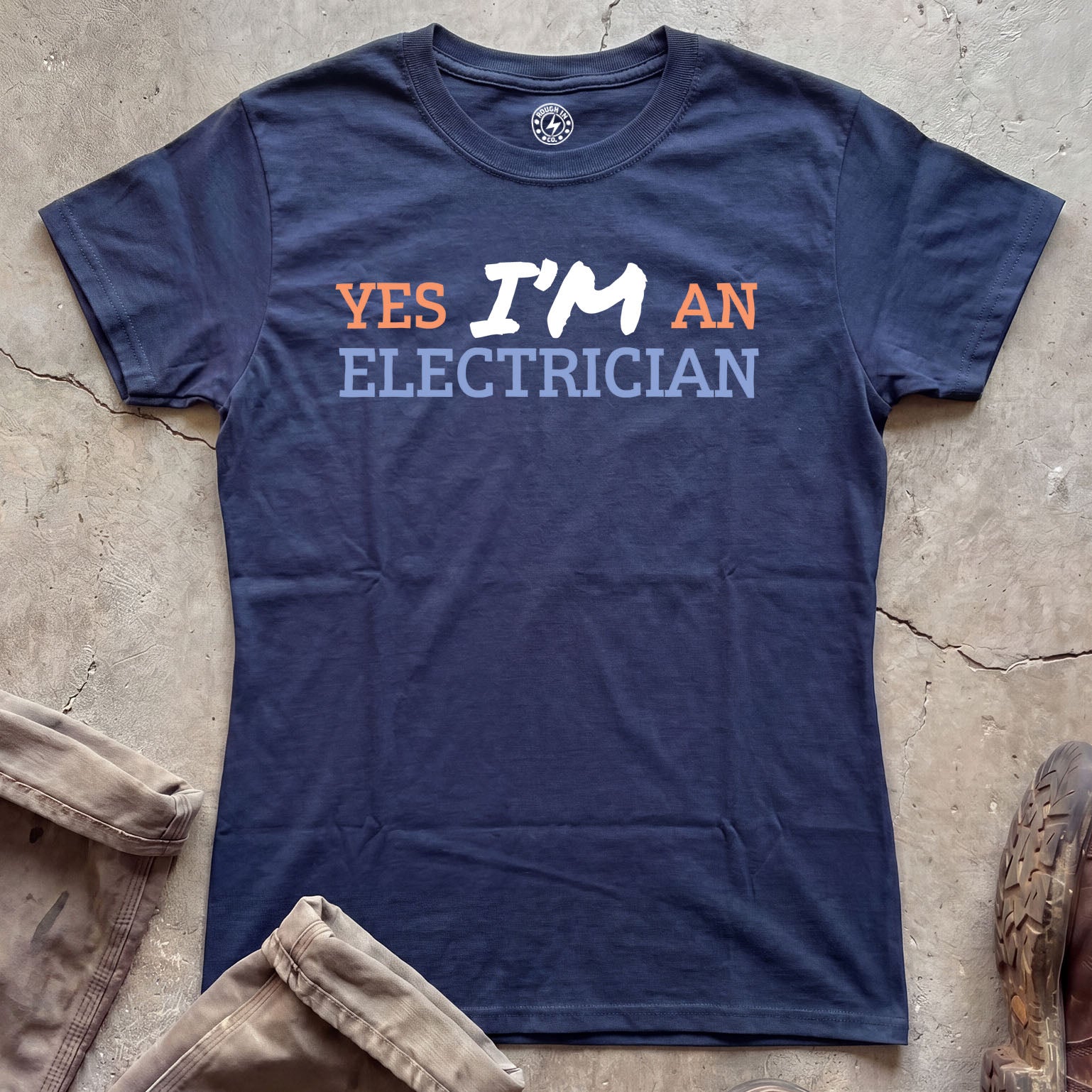 Yes I'M An Electrician T‑Shirt