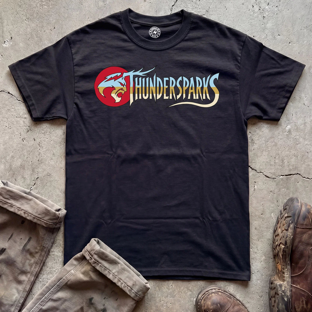 Thundersparks Retro Logo T‑Shirt