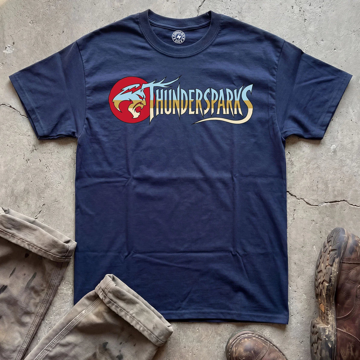 Thundersparks Retro Logo T‑Shirt