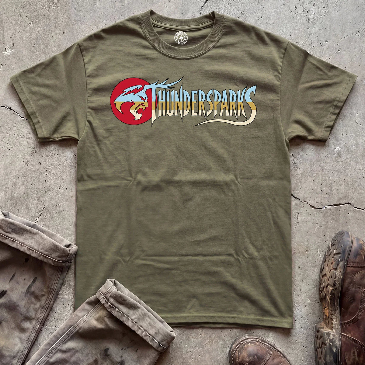 Thundersparks Retro Logo T‑Shirt