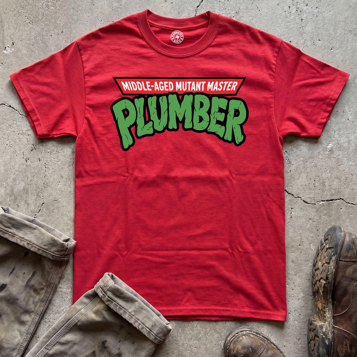 Middle-Aged Mutant Master Plumber T-Shirt