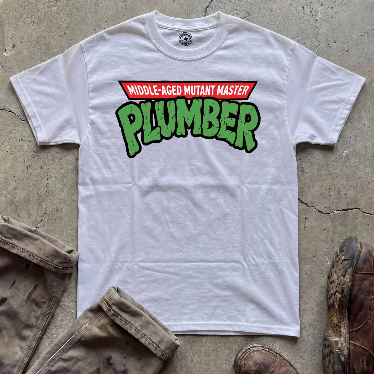 Middle-Aged Mutant Master Plumber T-Shirt