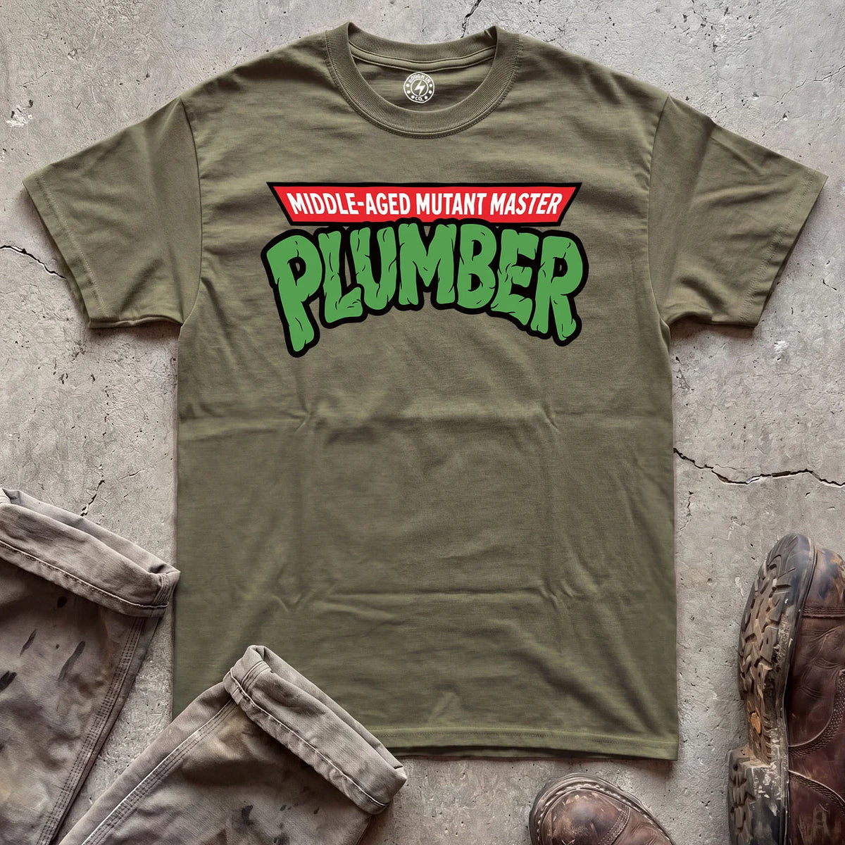 Middle-Aged Mutant Master Plumber T-Shirt