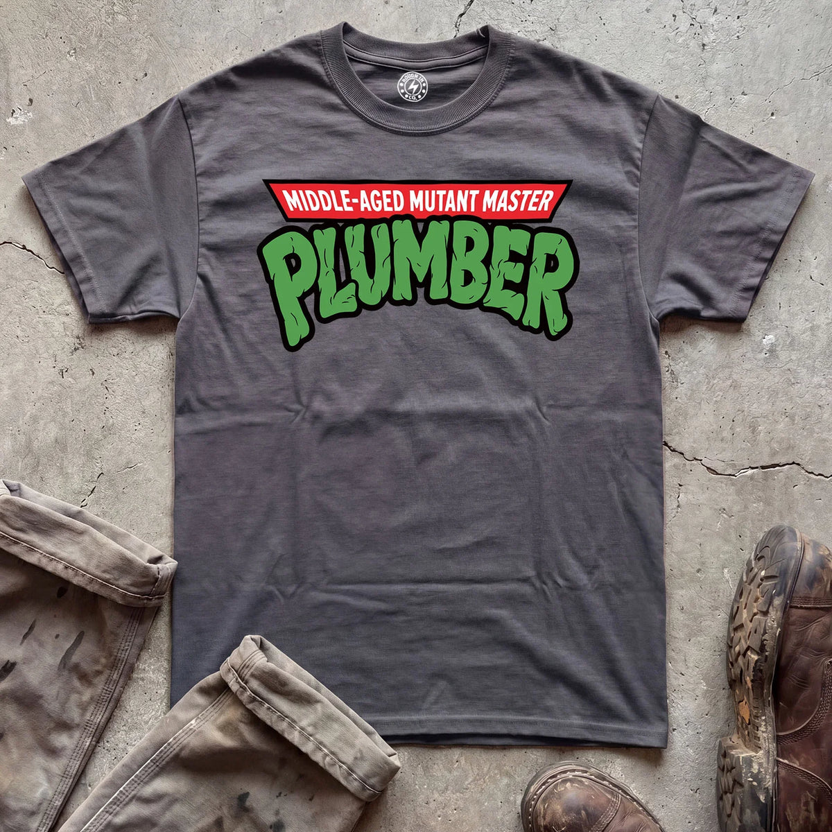 Middle-Aged Mutant Master Plumber T-Shirt