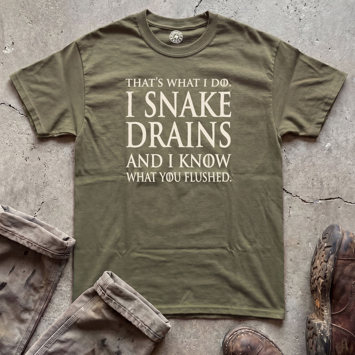 I Snake Drains T-Shirt