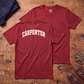 Carpenter Varsity T-Shirt - Printed on Back