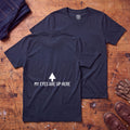 My Eyes Are Up Here T-Shirt - Printed On Back